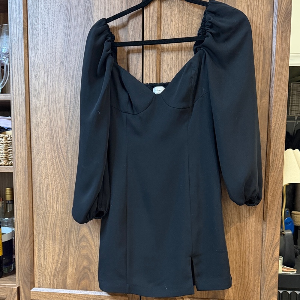 Wilfred Black Long Sleeve Dress